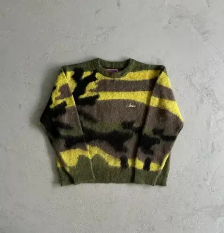 Cortiez Camo Sweater option yellow