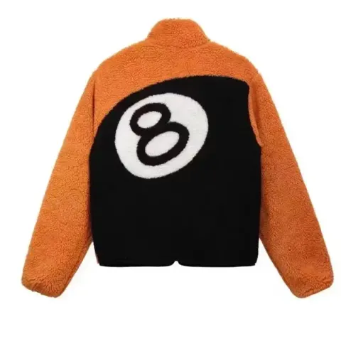 Stussy 8-Ball Jacket option orange