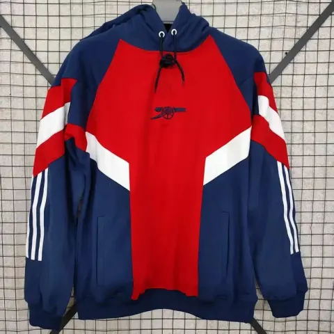 Vintage Jersey Hoodie Zip option 2526 Arsenal Hoodie Hoodie Embroidery