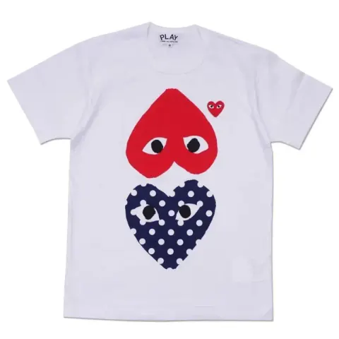 CDG Shirts option blue and red