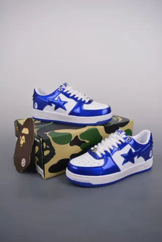 Bapesta Sneakers option Electroluminescent blue