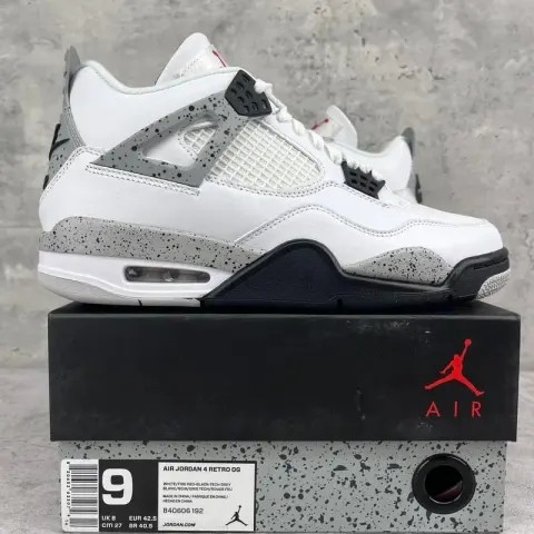 Jordan 4 Manila option White cement 840606-192