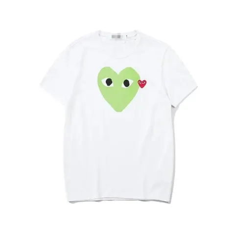 CDG Double Heart Tee option 2303 Green