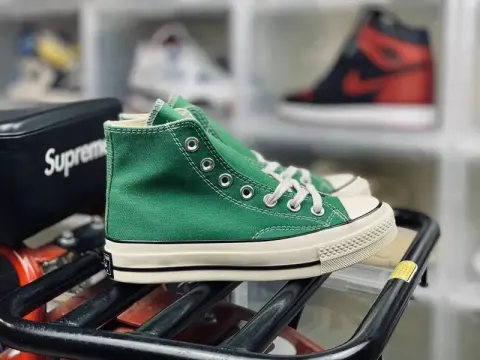 Converse Basic And CDG option sky green high help