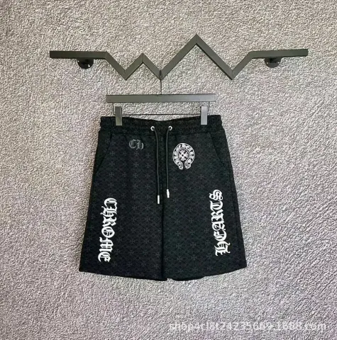 Chrome Hearts Shorts option Black dark pattern D010