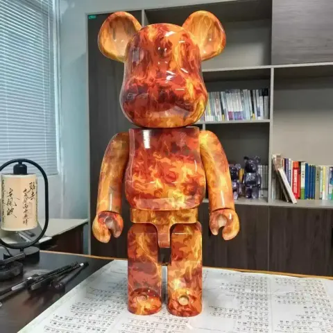 Unique Medium BearBrick option Flame