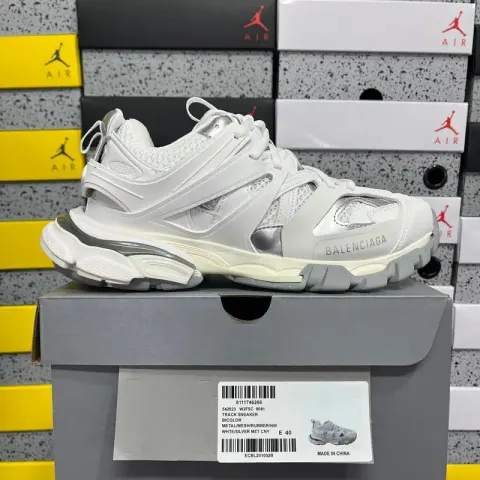 Balenciaga Track 3.0 Pierced Shoes option 9081 Silver