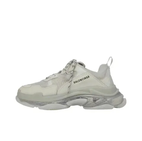 Balenciaga 3S White Shoes option Gray