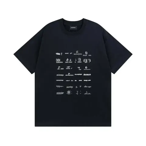 Balenciaga Archives Logo T-Shirt option black