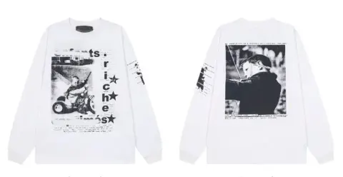 ERD Hoodies option ER018 Long Sleeve T White