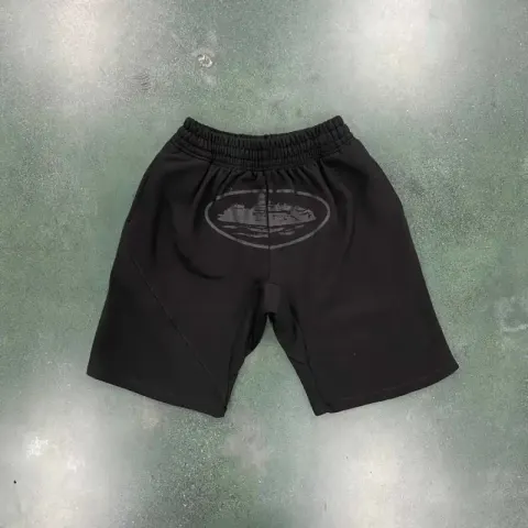 Corteiz Short option # C8809 Black Black Print