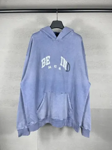 Balenciaga BeKind Hoodie option Washed blue