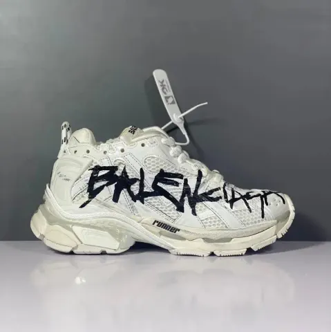 Balenciaga Runner Black Red Graffiti option White graffiti