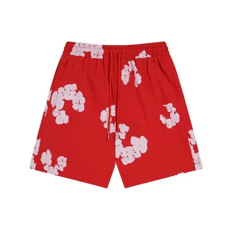 Denim Tears Shirt option shorts red