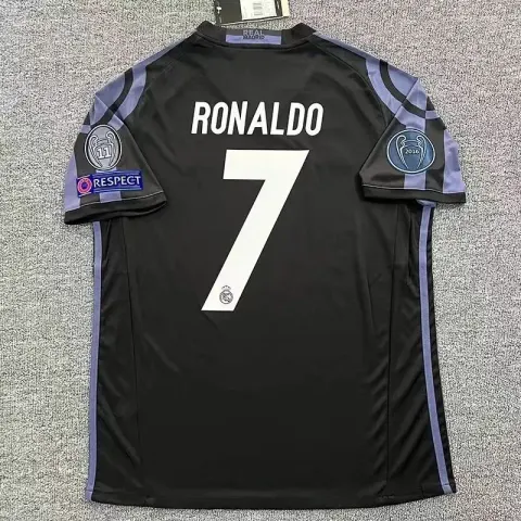 Real Madrid 16-17 T-Shirt option Second away game of the 1617 season