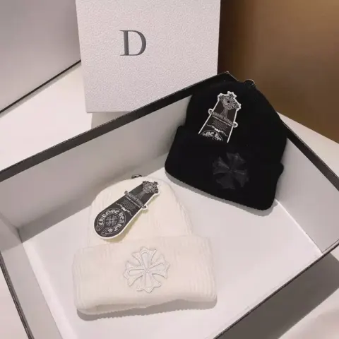 Chrome Hearts Beanie option black