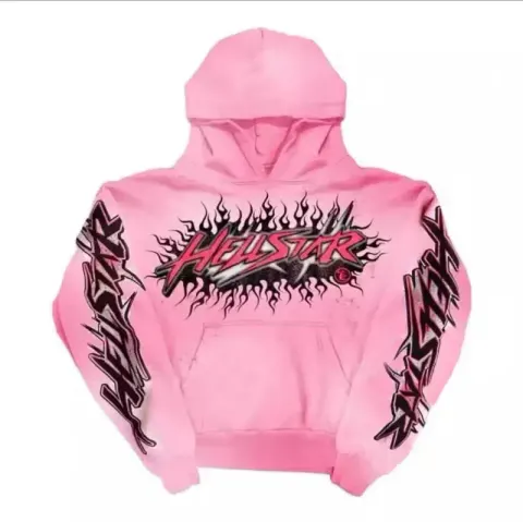 Hellstar Hoodie option [cotton hooded sweater] DY-w07 pink