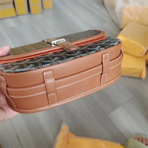 Goyard Shoulder Bag option dark brown