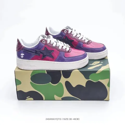 Bapesta Sneakers option violet