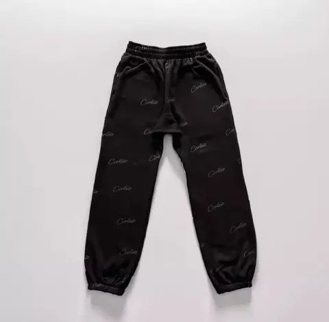 Corteiz Alcatraz Basic Black Pants option Black