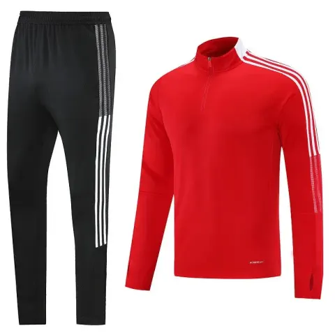 Nike Black-White Tracksuit Set option AD01 Red Set