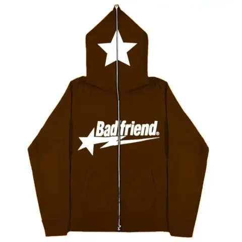 Badfriend Hoodie option brown