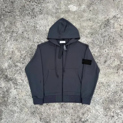 Stone Island Hoodie option Carbon Grey
