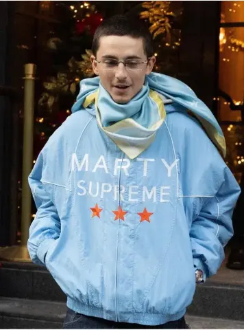 Marty Supreme x Nahmias A24 Classic Warm Up Jacket option sky blue