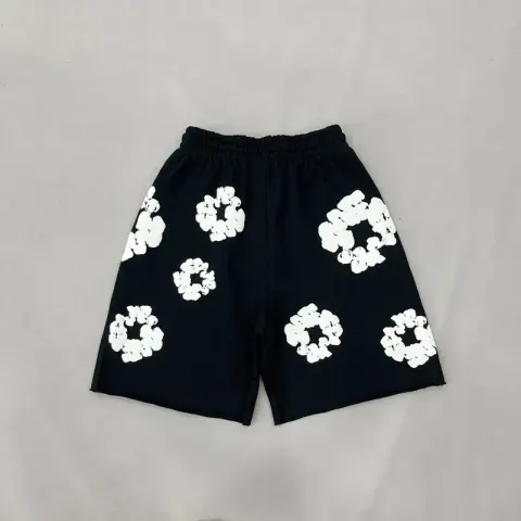 Denim Tears Hoodie ( All Colorways ) option DK060 Black/White Print/Shorts/High vers