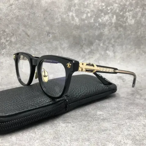 Chrome Hearts Sunglasses option Black gold