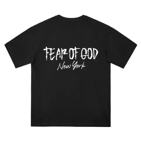Fear Of God T-shirts option Black is slightly larger