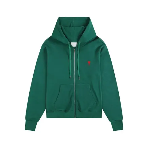 CDG Hearts Hoodie option Dark green -403#