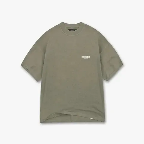 Represent Tee option Olive green