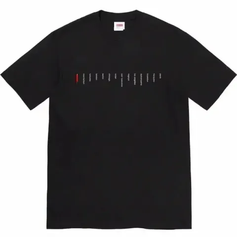 Supreme Tees option Black