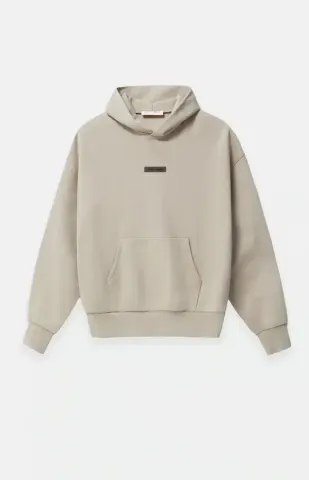 Essentials Hoodie option Light Wood Brown Timber