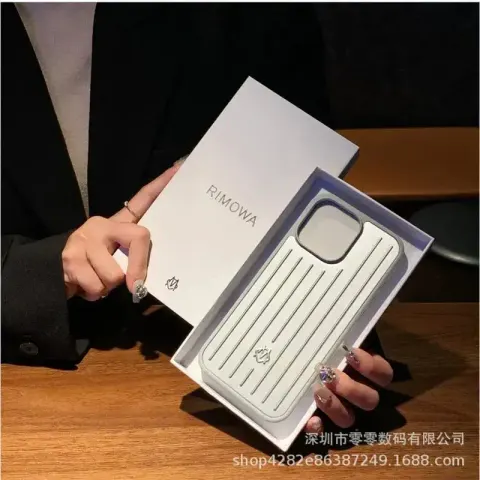 Rimowa iPhone Cases 12-16 Pro Max option Classic Silver-With Packaging