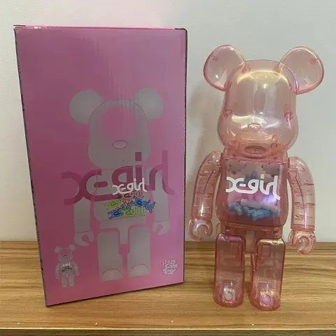 Bearbrick 400% option xg transparent powder