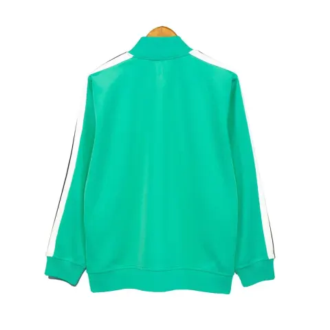 Palm Angels Zip Hoodie option emerald green top