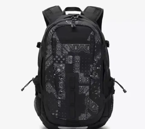 TNF Jacket Backpack option T12 Medium-Black Flower