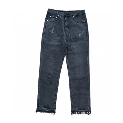 Chrome Hearts Jeans option black black leather