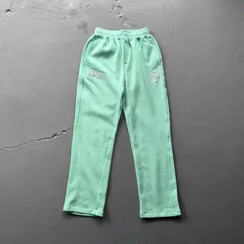 Six PM Tracksuit Black option light green/Pants