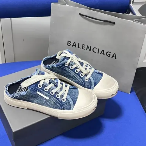 Balenciaga Paris Shoes option Denim half drag