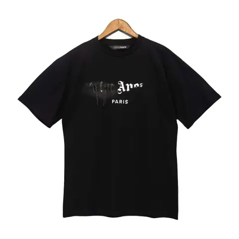 Palm Angels Spray Tee option Black/Black