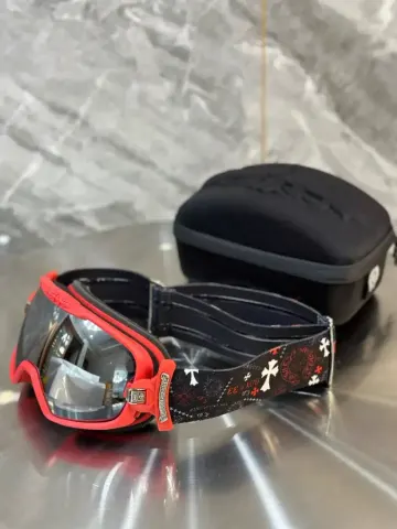 Chrome Hearts Ski Glasses option Red
