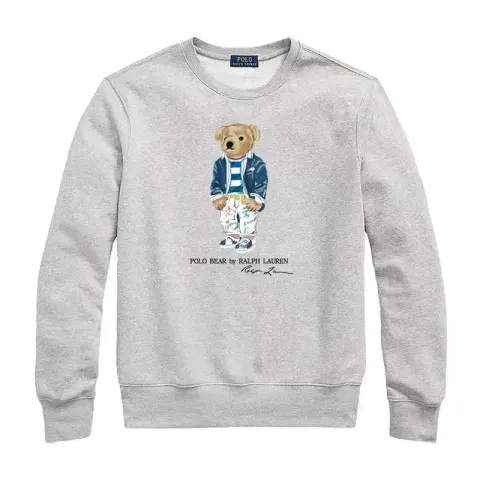 Ralph Lauren Bear Hoodie option L005 Ash
