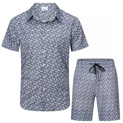 Burberry Shirt option light gray suit