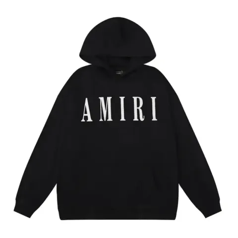 Amiri Paint Splatter Hoodie option 868 black