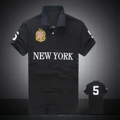 Polo Shirts (15+ Styles) option New York Black