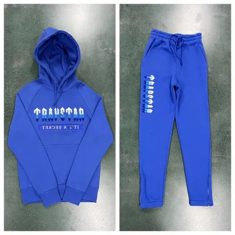 Trapstar Hoodie Set option 4 color embroidered zipper