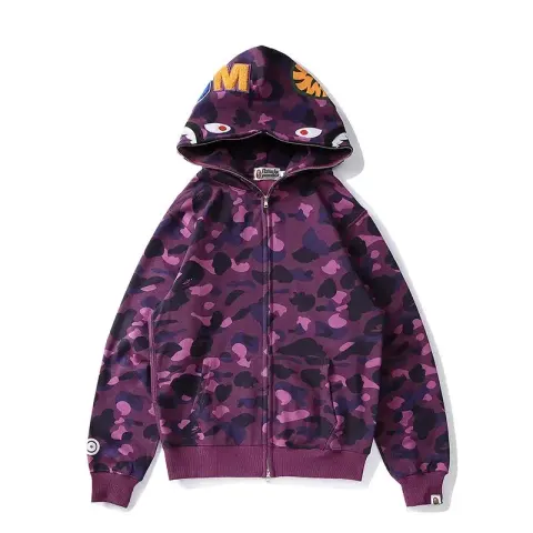 Bape Shark Hoodie (More CW) option 801 purple camouflage